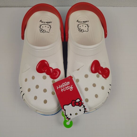 NWT Hello Kitty I Am Classic Clog Crocs Mens 12 Womens 14 - Picture 2 of 12